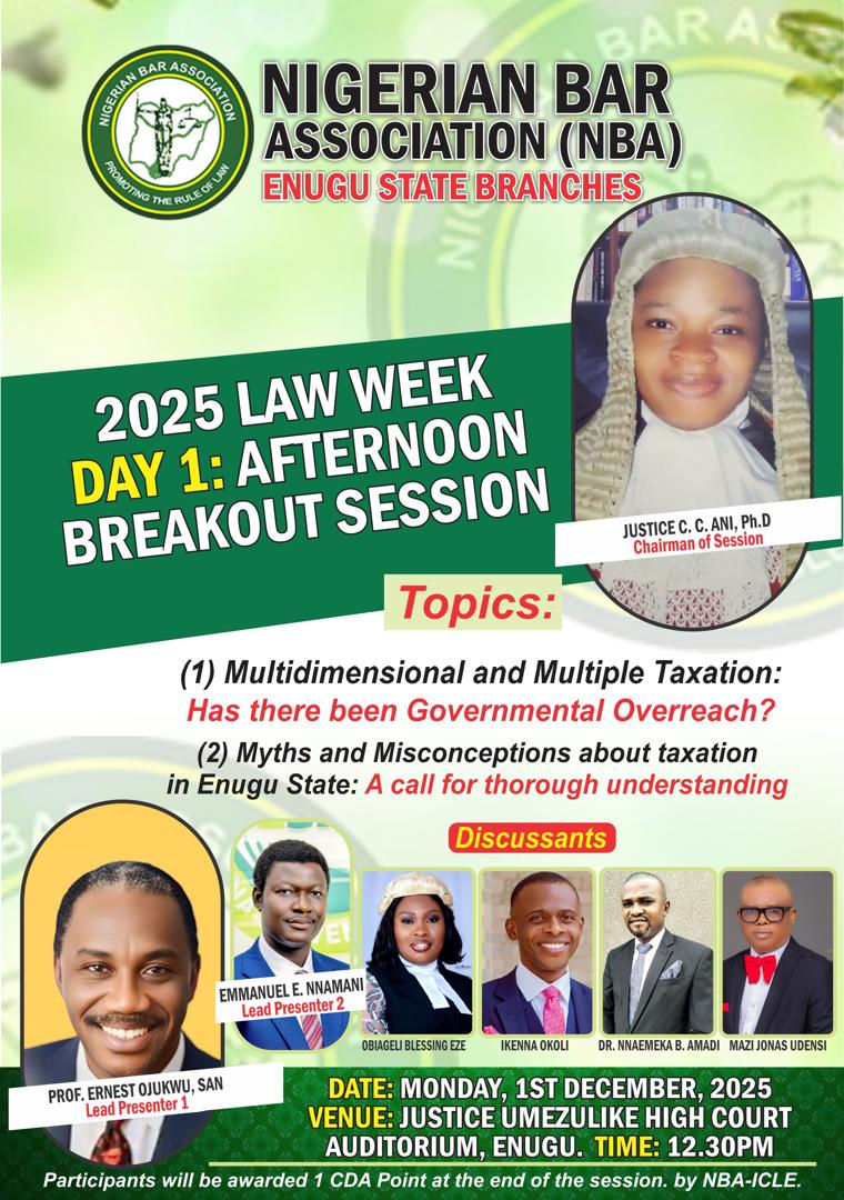 Law Week 2025 - Day 1: Afternoon Breakout Session on Taxation